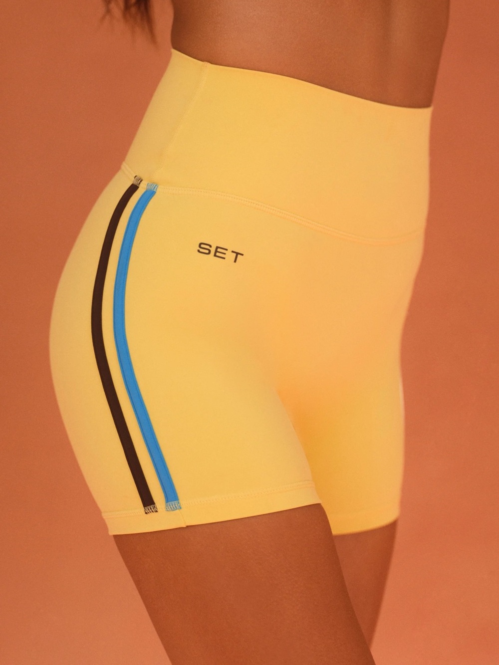 Set Active Sporty Duo Stripe Shorts